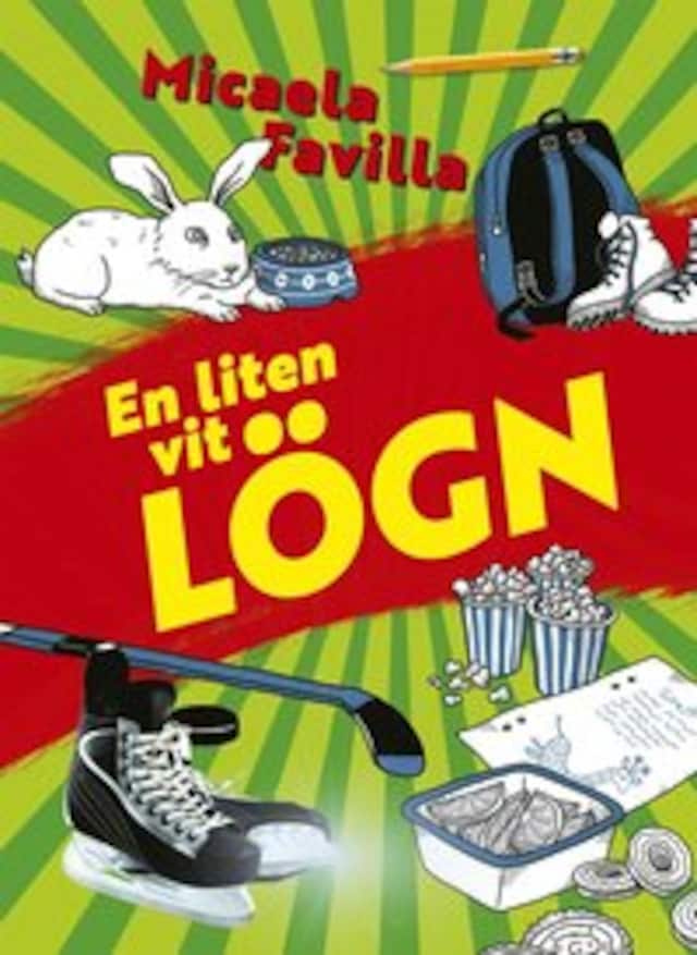 Okładka książki dla En liten vit lögn