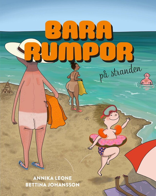 Buchcover für Bara rumpor på stranden