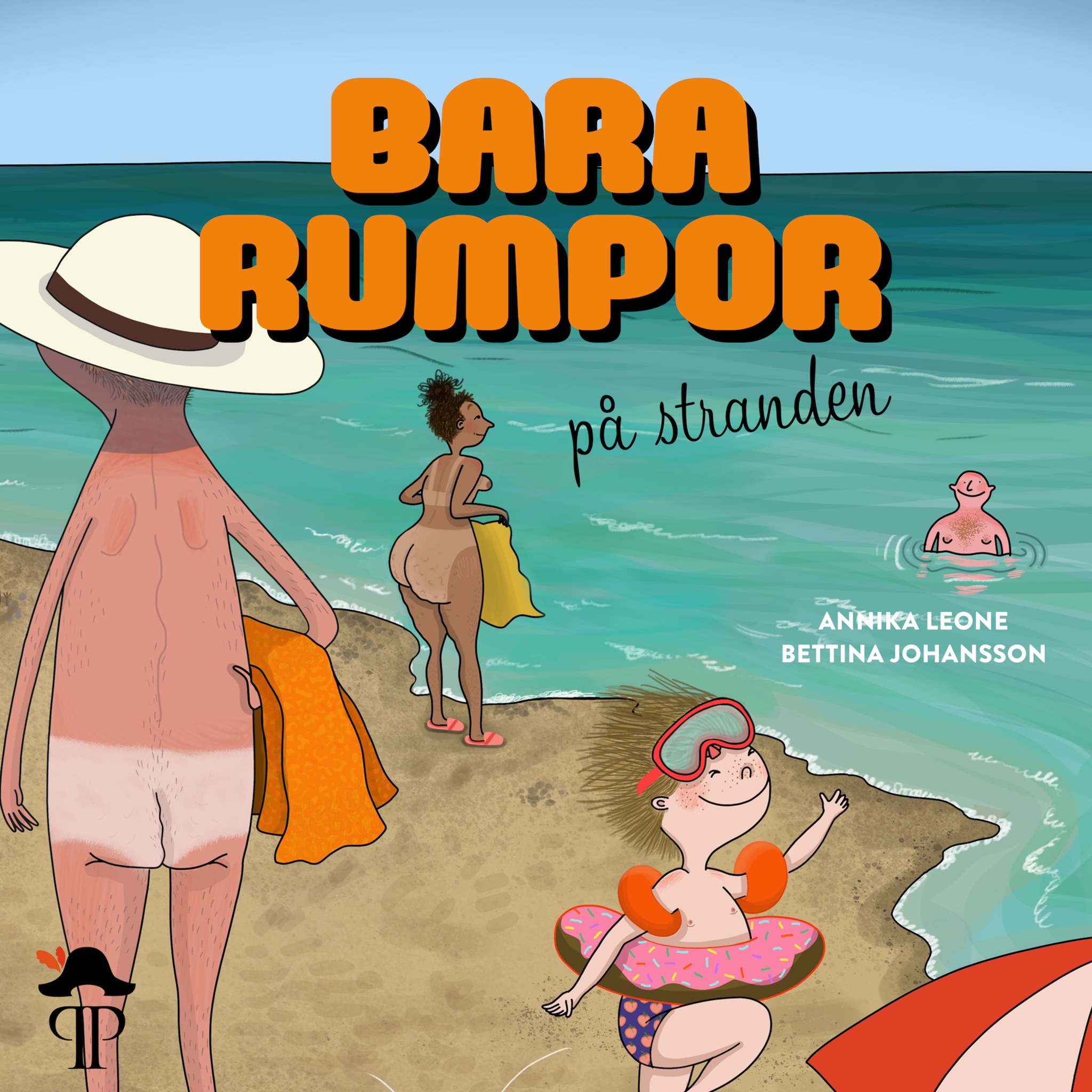 Bara rumpor på stranden