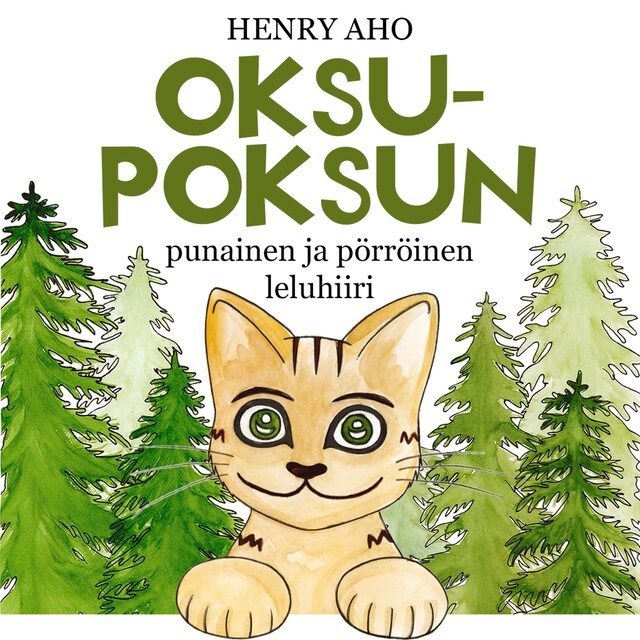 Book cover for Oksu-Poksun punainen ja pörröinen leluhiiri