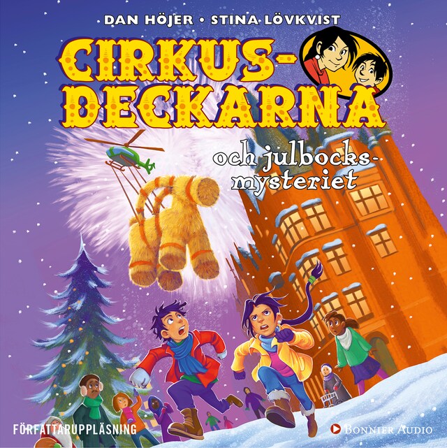 Book cover for Cirkusdeckarna och julbocksmysteriet