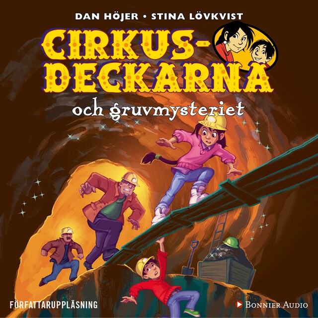 Kirjankansi teokselle Cirkusdeckarna och gruvmysteriet