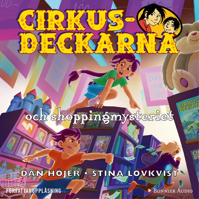 Cirkusdeckarna och shoppingmysteriet Bokomslag för Cirkusdeckarna och shoppingmysteriet