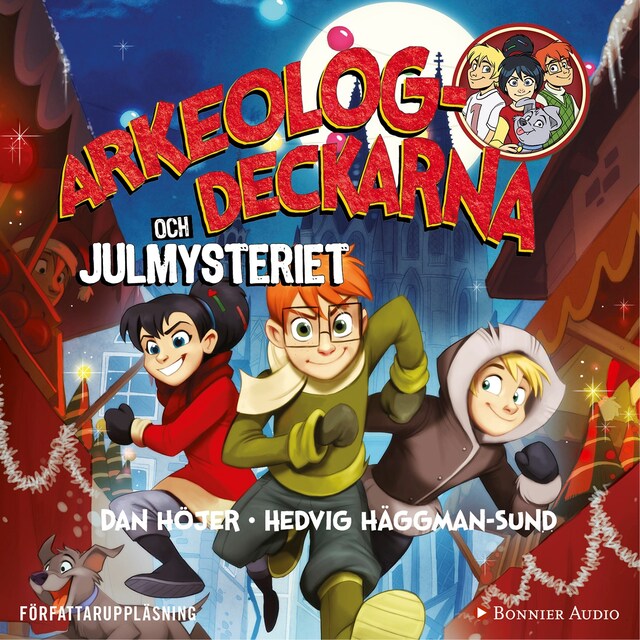 Boekomslag van Arkeologdeckarna och julmysteriet