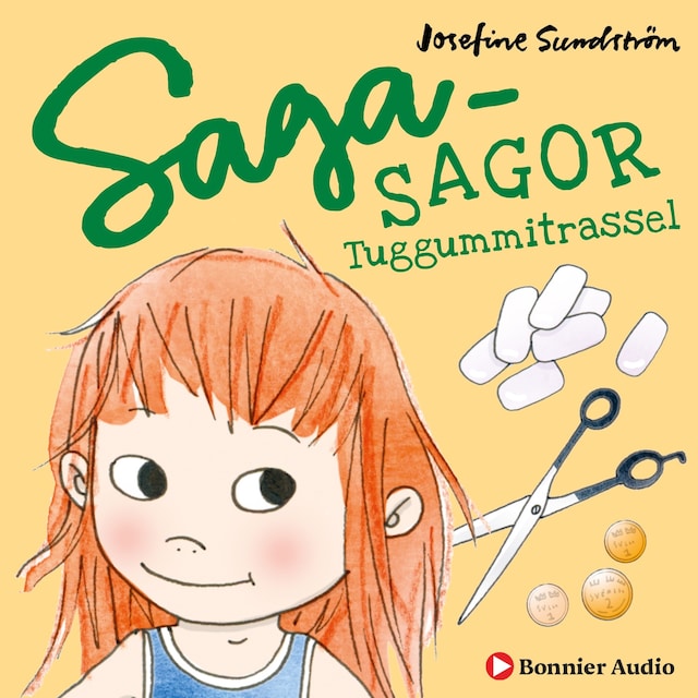 Book cover for Bananbus, finskor och en superjobbig superhjälte. Kap 4, Ordning och reda, hårklämmor och ett hemligt tuggummi