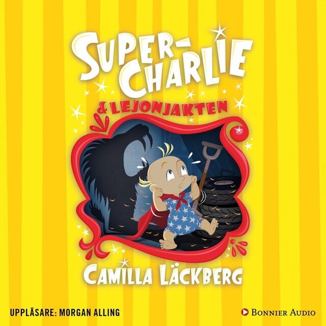 Book cover for Super-Charlie och lejonjakten