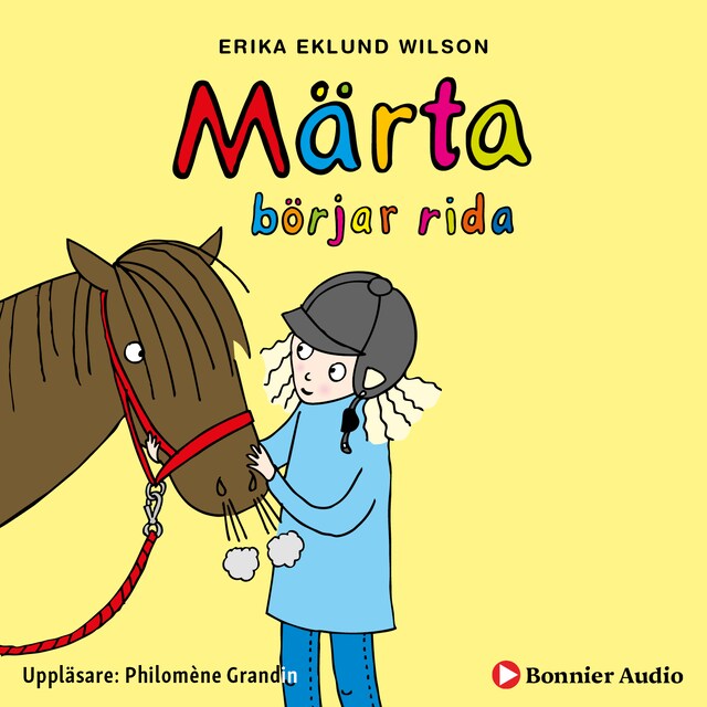 Book cover for Märta börjar rida