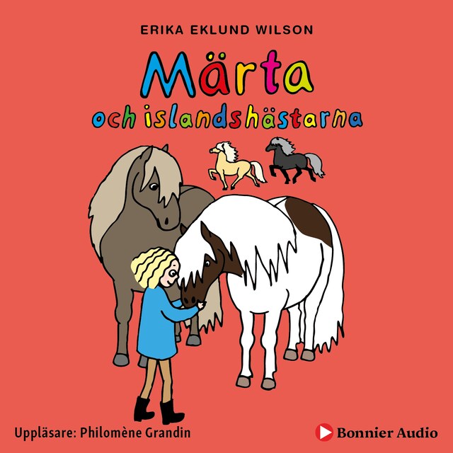 Book cover for Märta och islandshästarna