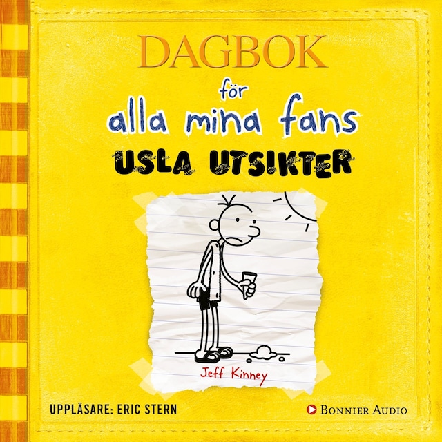 Bogomslag for Usla utsikter : Dagbok för alla mina fans