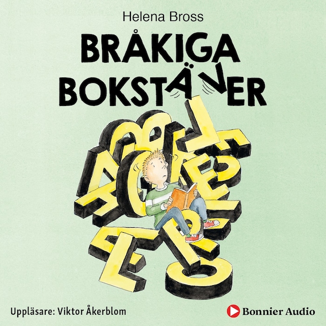 Book cover for Bråkiga bokstäver