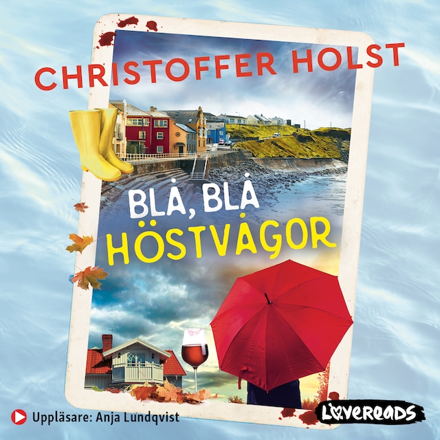 Boekomslag van Blå, blå höstvågor