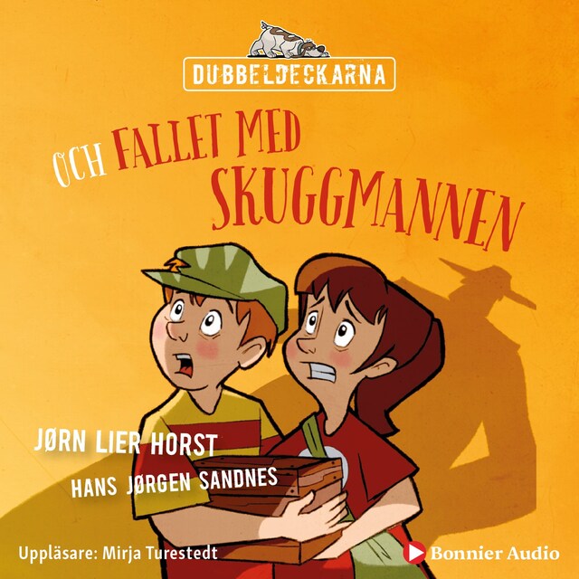 Portada de libro para Dubbeldeckarna och fallet med skuggmannen