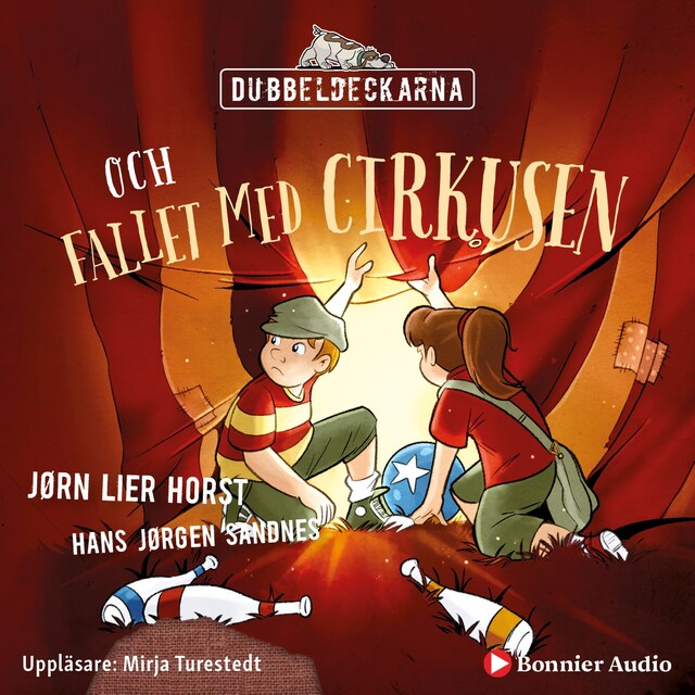 Book cover for Dubbeldeckarna och fallet med cirkusen
