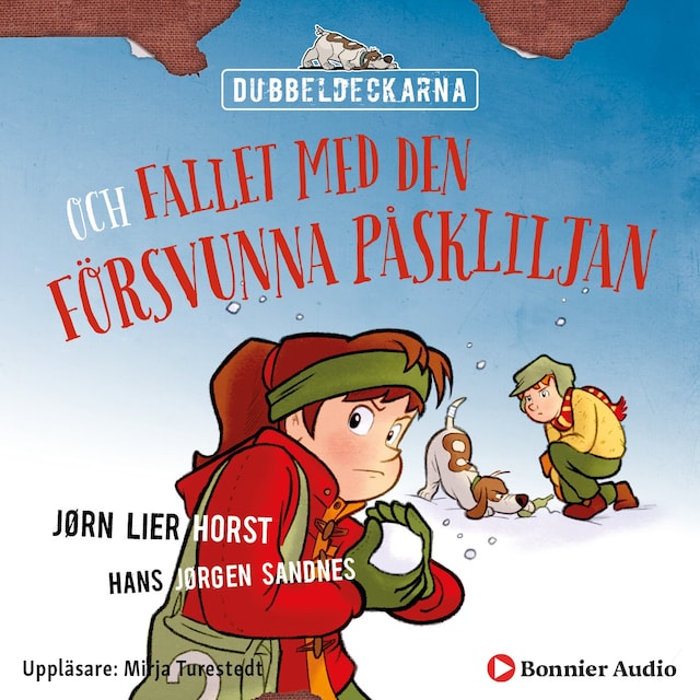 Book cover for Dubbeldeckarna och fallet med den försvunna påskliljan