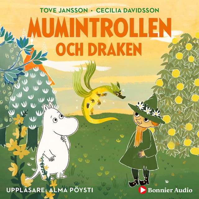 Okładka książki dla Mumintrollen och draken