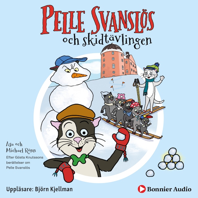 Couverture de livre pour Pelle Svanslös och skidtävlingen