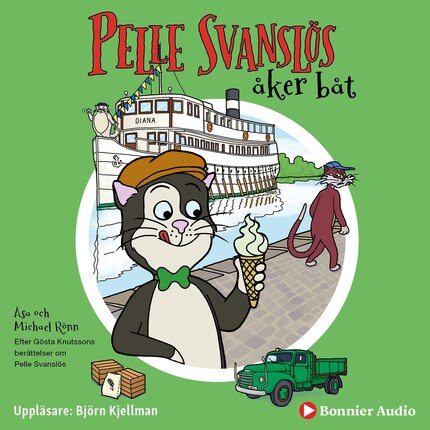 Pelle Svanslös åker båt bookCoverFor