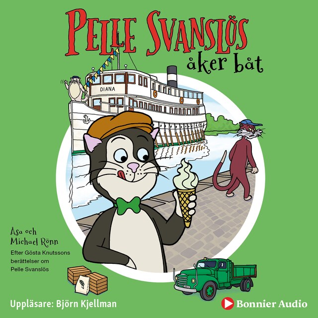 Couverture de livre pour Pelle Svanslös åker båt
