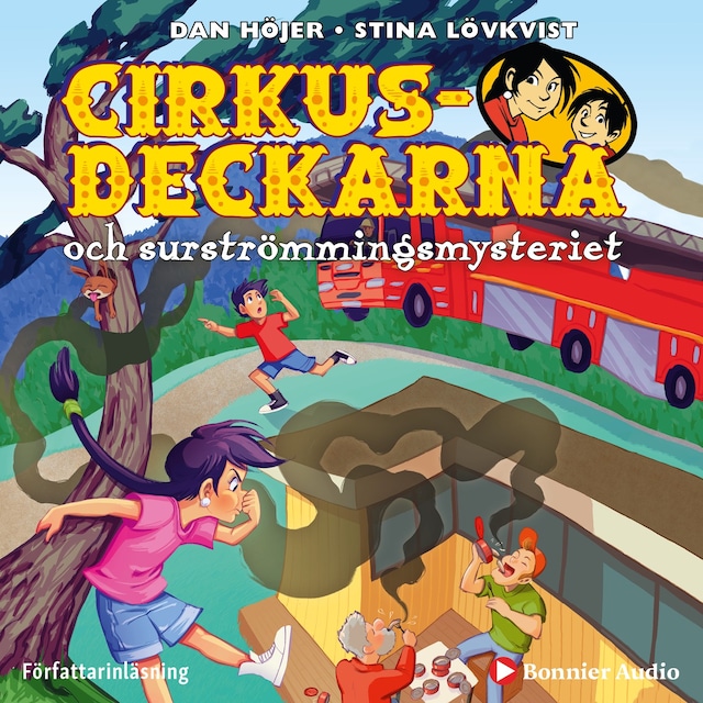 Cirkusdeckarna och surströmmingsmysteriet Bokomslag för Cirkusdeckarna och surströmmingsmysteriet