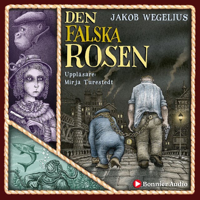 Book cover for Den falska rosen