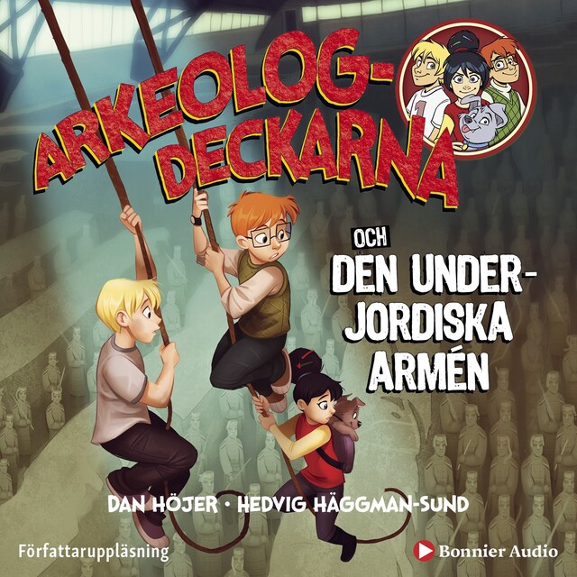 Copertina del libro per Arkeologdeckarna och den underjordiska armén