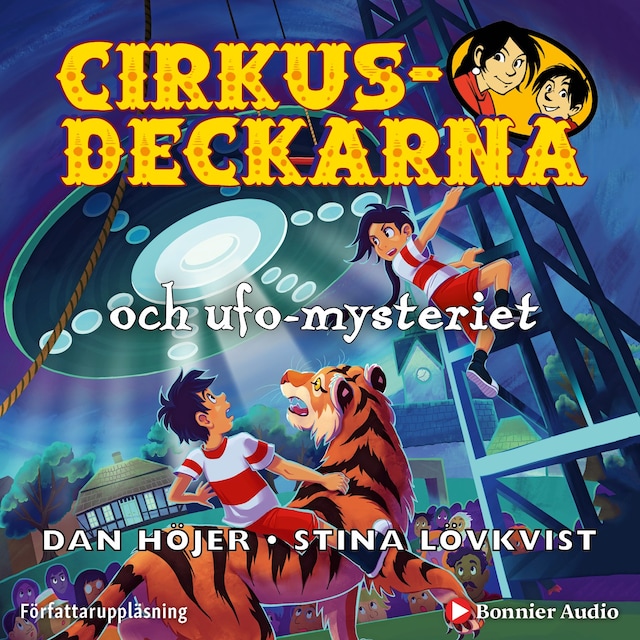 Book cover for Cirkusdeckarna och ufo-mysteriet