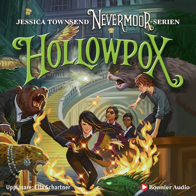 Book cover for Hollowpox : Morrigan Crow & wundjurens mörka gåta