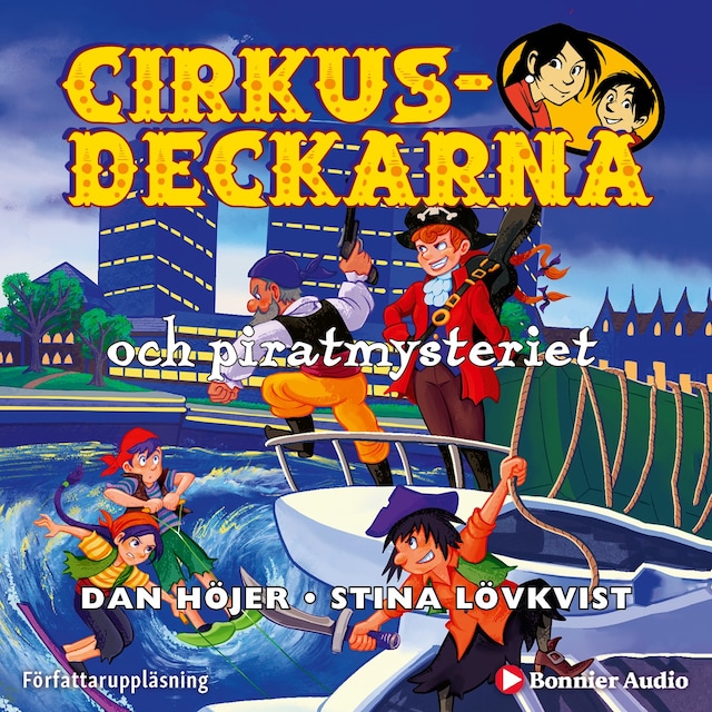 Couverture de livre pour Cirkusdeckarna och piratmysteriet