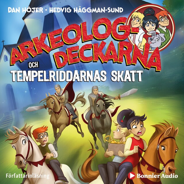 Book cover for Arkeologdeckarna och tempelriddarnas skatt
