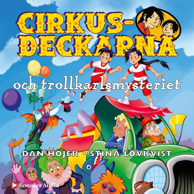Book cover for Cirkusdeckarna och trollkarlsmysteriet