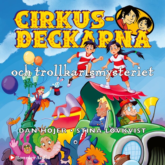 Book cover for Cirkusdeckarna och trollkarlsmysteriet