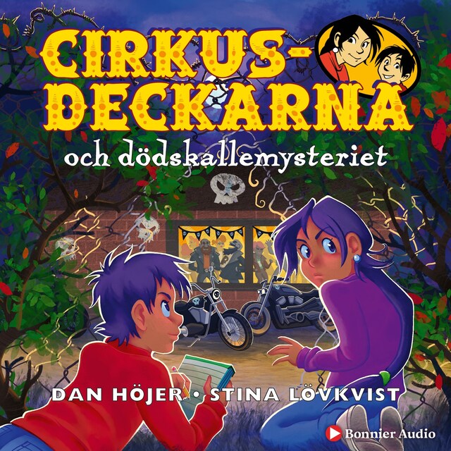 Buchcover für Cirkusdeckarna och dödskallemysteriet