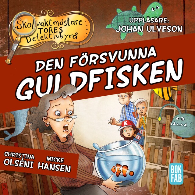 Book cover for Den försvunna guldfisken