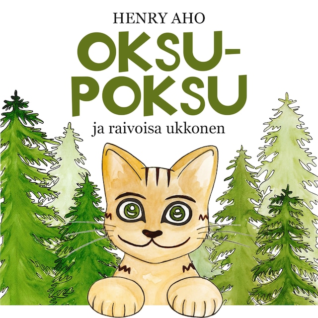 Copertina del libro per Oksu-Poksu ja raivoisa ukkonen