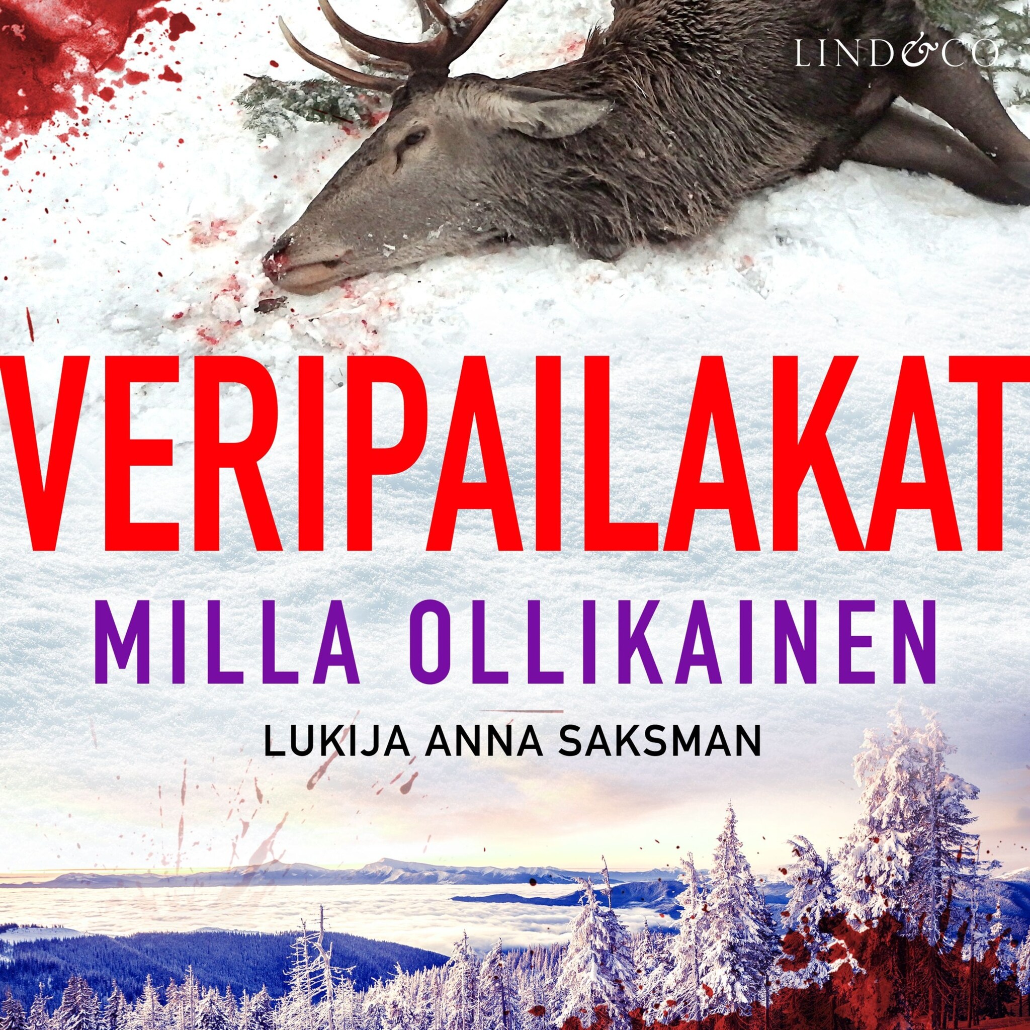 Äänikirjan Veripailakat kansikuva