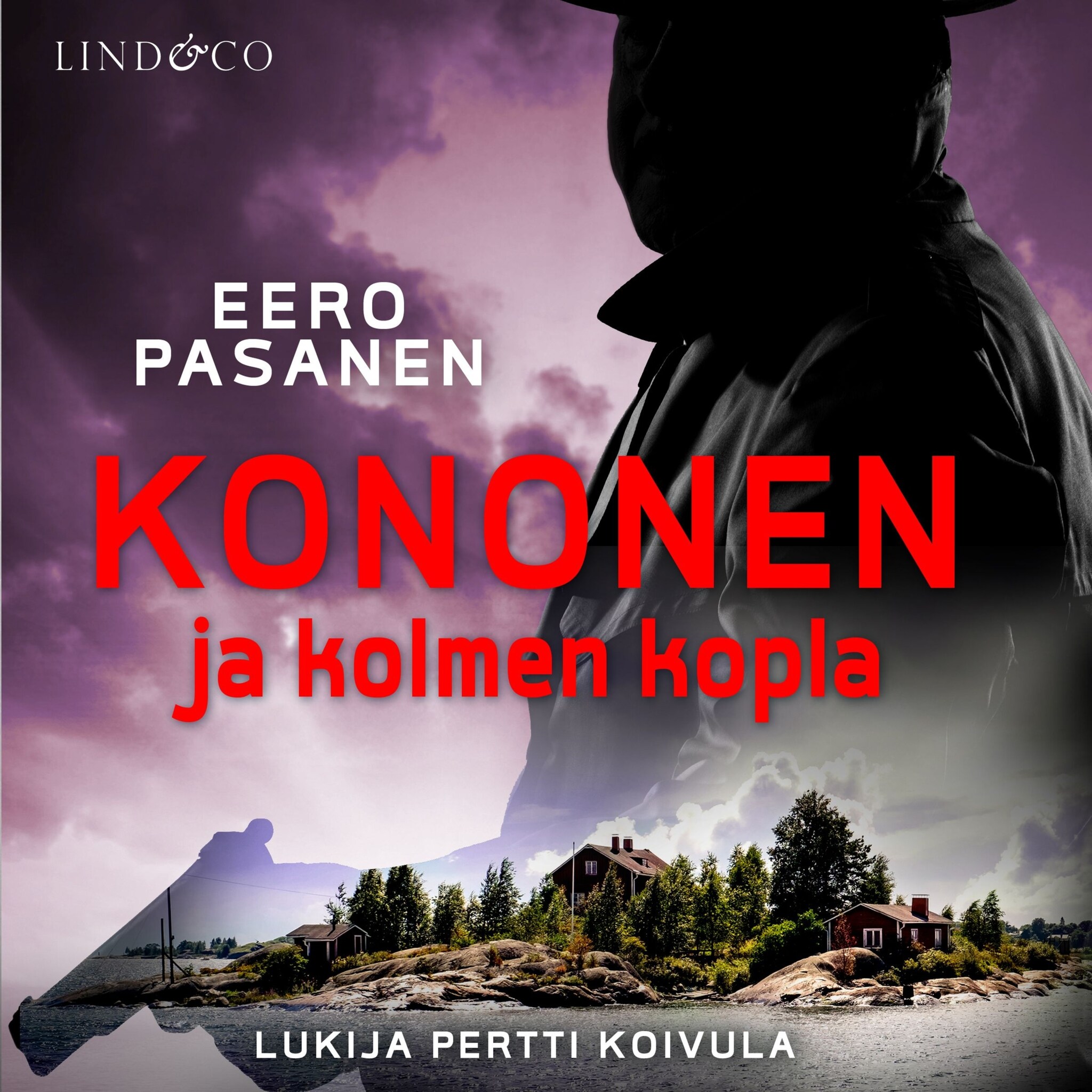 Äänikirjan Kononen ja kolmen kopla kansikuva