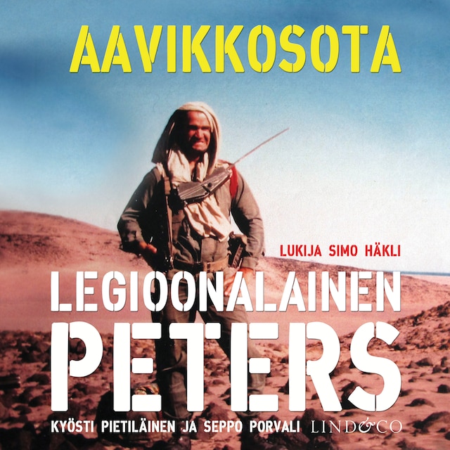 Kirjankansi teokselle Legioonalainen Peters - Aavikkosota