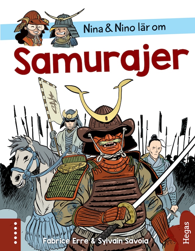 Okładka książki dla Nina och Nino lär om Samurajer