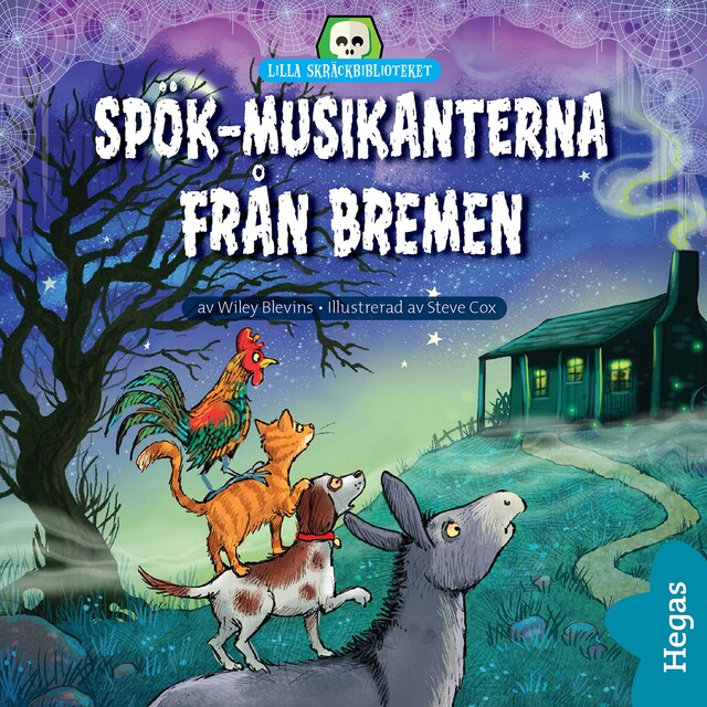 Kirjankansi teokselle Spök-musikanterna från Bremen