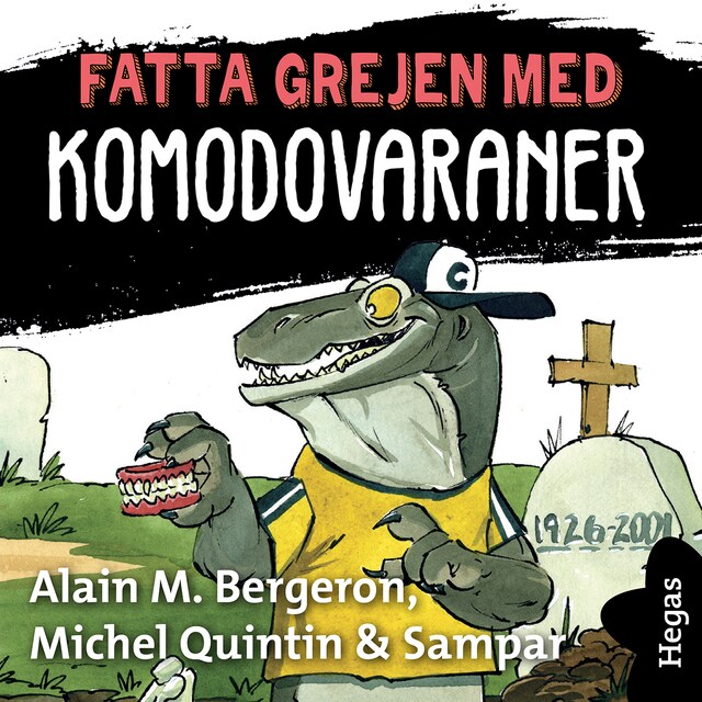 Copertina del libro per Fatta grejen med Komodovaraner