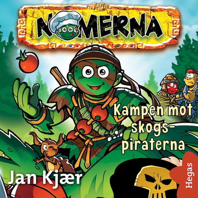 Boekomslag van Kampen mot skogs-piraterna