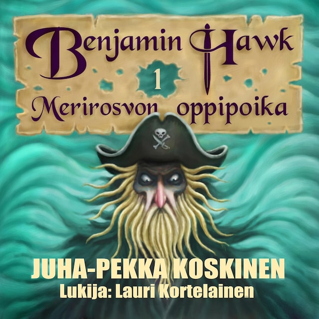 Buchcover für Benjamin Hawk – Merirosvon oppipoika