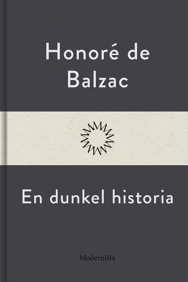 Book cover for En dunkel historia