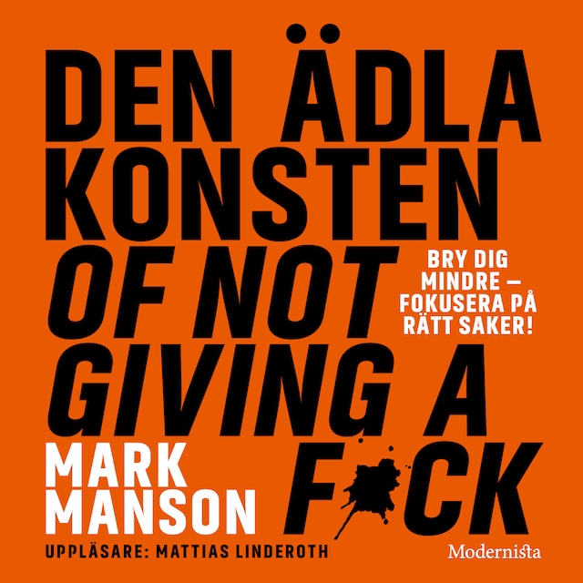 Book cover for Den ädla konsten of not giving a f*ck