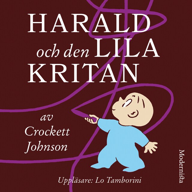 Copertina del libro per Harald och den lila kritan