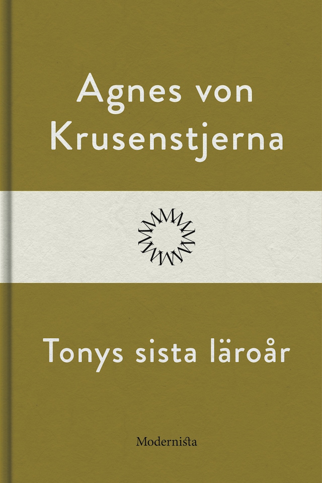 Book cover for Tonys sista läroår