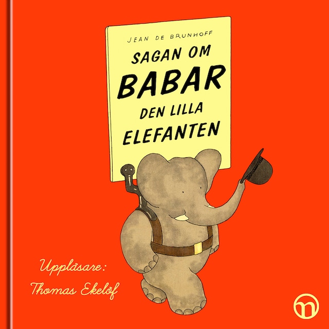 Okładka książki dla Sagan om Babar, den lilla elefanten