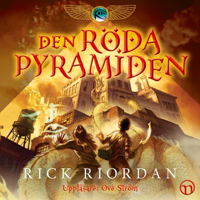 Book cover for Den röda pyramiden (Första boken i Kanekrönikan)