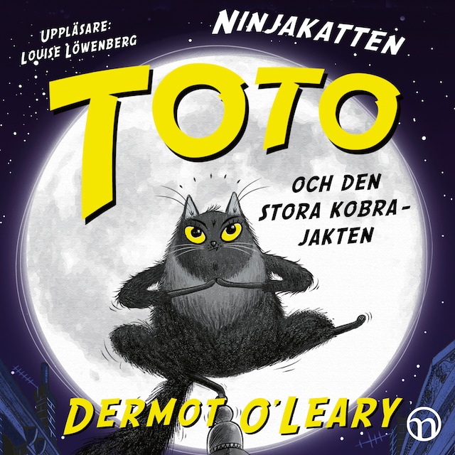 Okładka książki dla Ninjakatten Toto och den stora kobrajakten