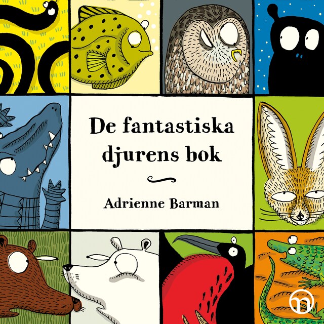Book cover for De fantastiska djurens bok